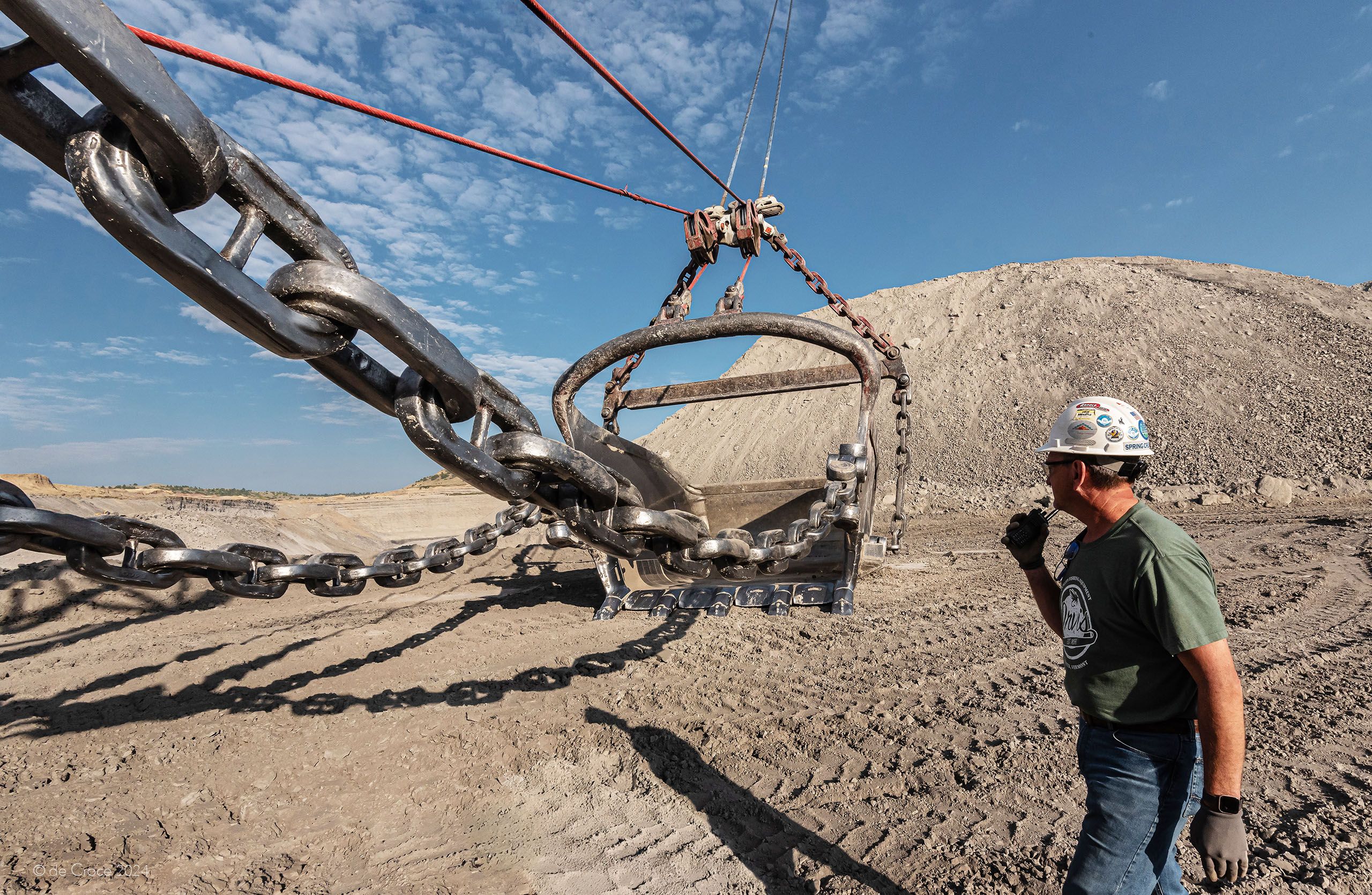 Open Pit Mine Shovel