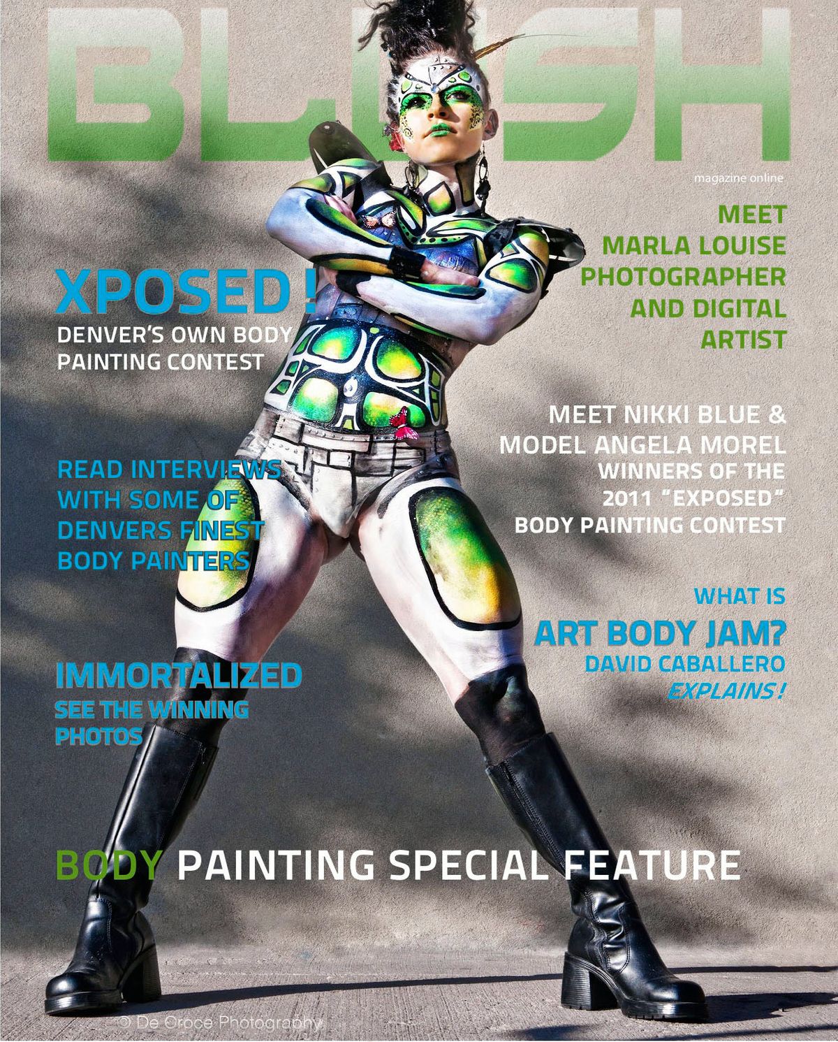 Professional photography for magazine cover in Colorado. Denver Professional Photographers Magazine Cover