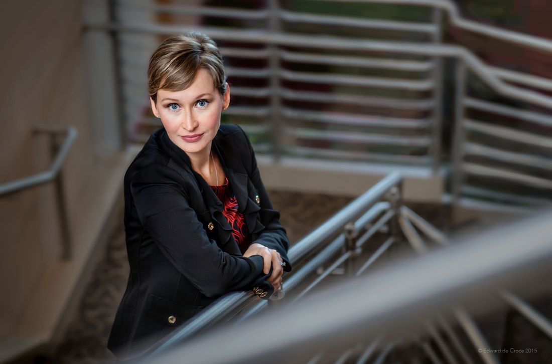 Portrait On Stairs