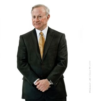 This CEO executive portrait photography in Denver Colorado of Larry Mizel was done for an advertisement. CEO executive portrait photography Larry Mizel