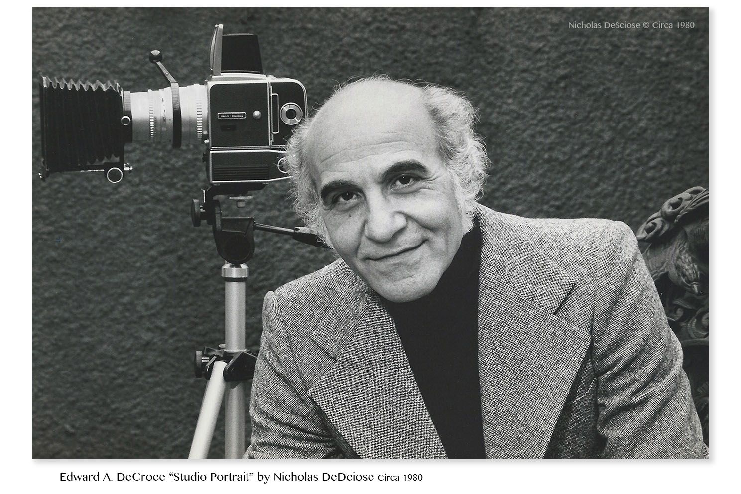 Edward A. DeCroce Studio Portrait  Circa 1980