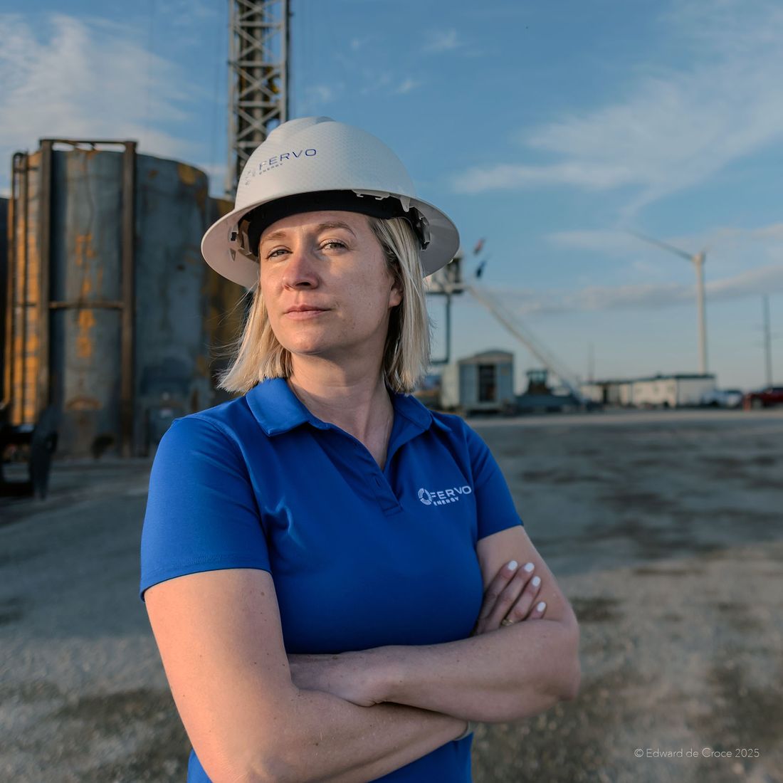 Portrait On Drill Site - Fervo Energy Geothermal