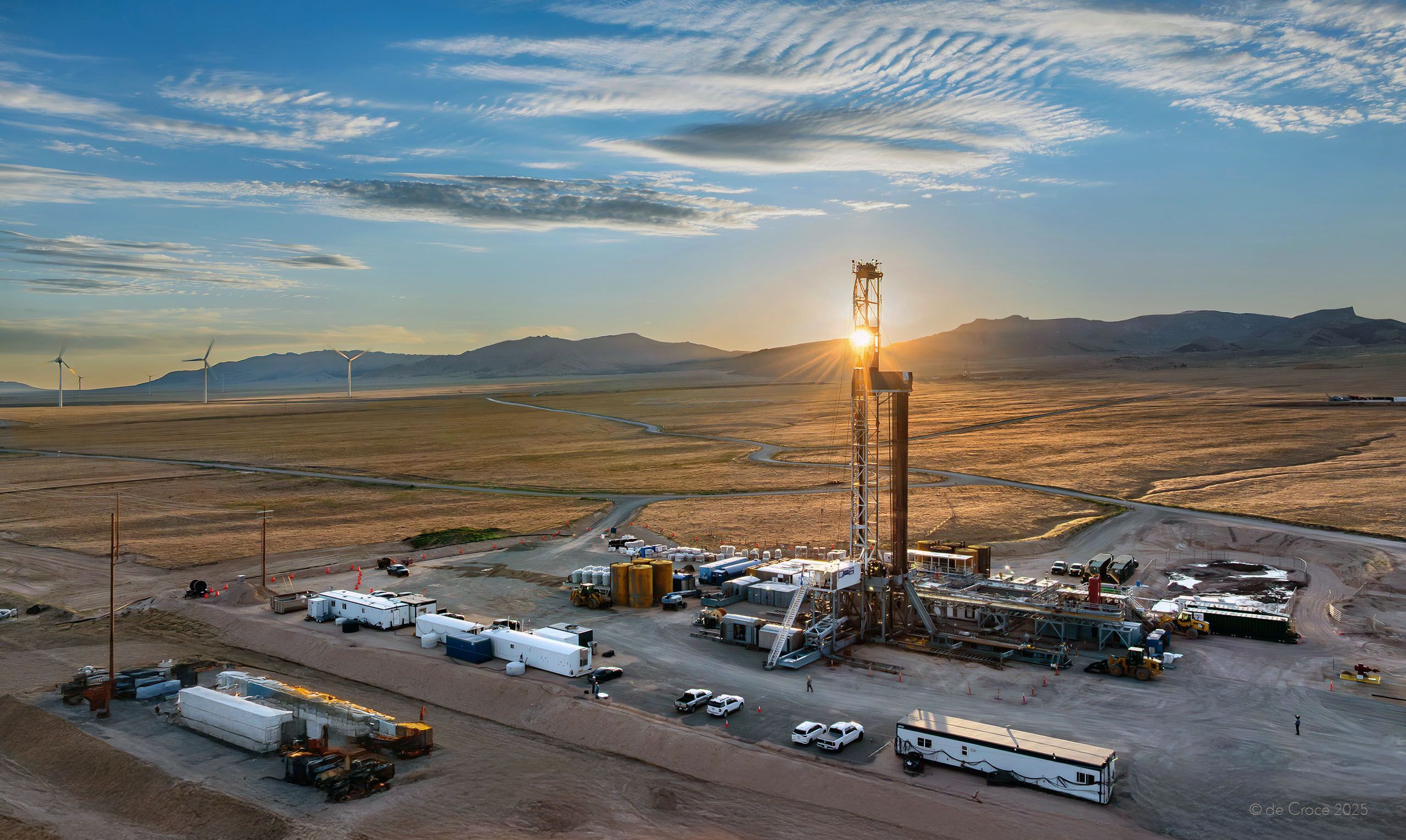 Commercial Energy Photography - Fervo Geothermal Drilling - Milford, Utah