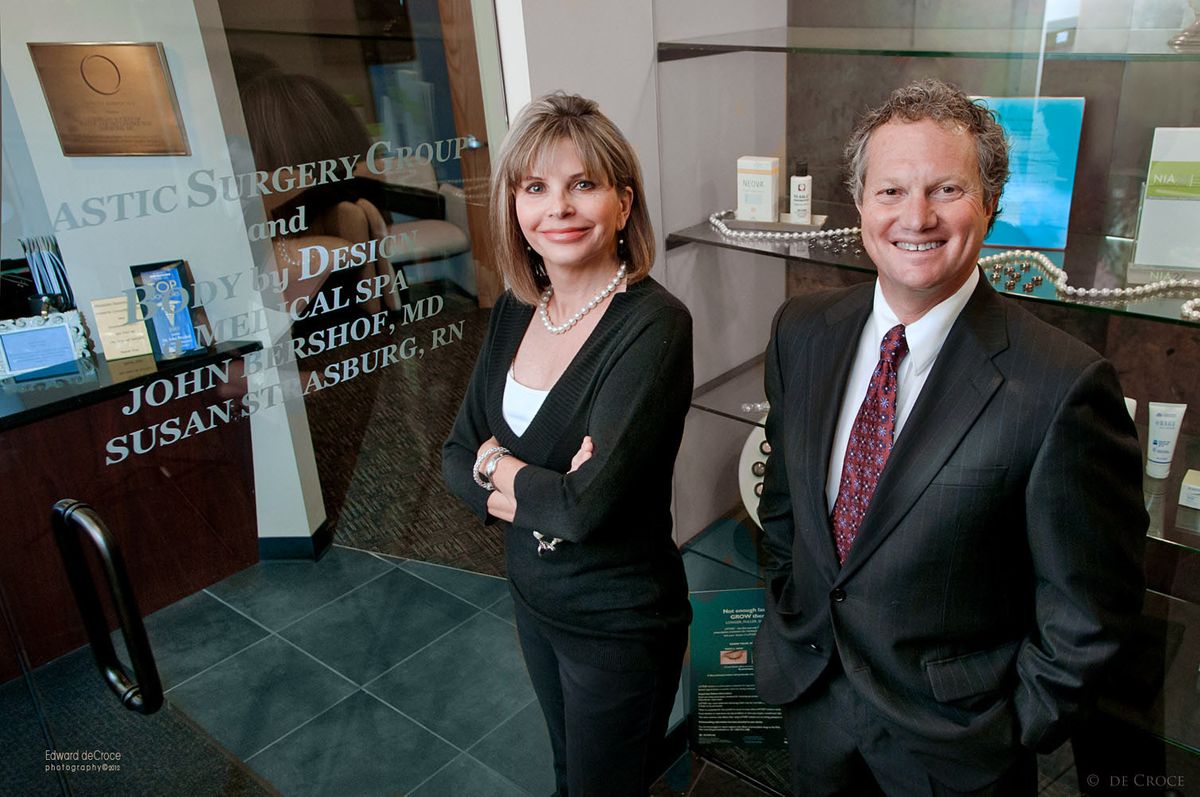 Denver commercial photographer DeCroce, creates commercial photography in Denver. Advertising photo for John Bershof Plastic Surgeon. Commercial-Business-Photograph-Denver-Medical