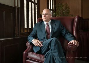 Denver business photographer DeCroce created classic executive portrait of CEO Greg Anton for magazine article. Classic Executive Portrait - Denver