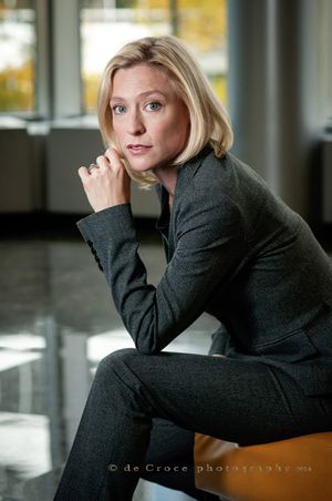This strong pose of a female executive on location photograph was done for WPX Energy. Corporate Woman Executive Portrait Photography