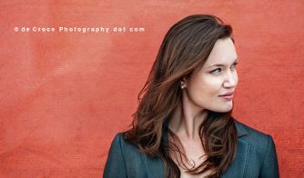 A successful woman entrepreneur portrait photograph was made in Denver location by business photographers at DeCroce. Executive Woman Entrepreneur Denver Photography