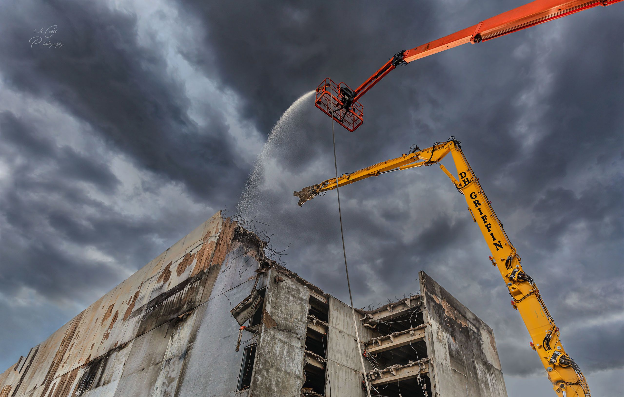 Editorial Commercial Photography Fire Demolation Colorado