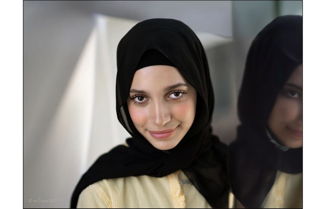 Portrait Woman Wearing Hijab 