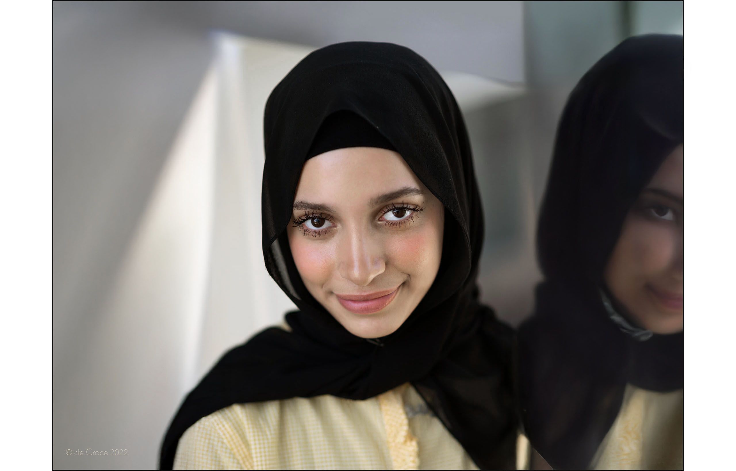 Portrait Woman Wearing Hijab 