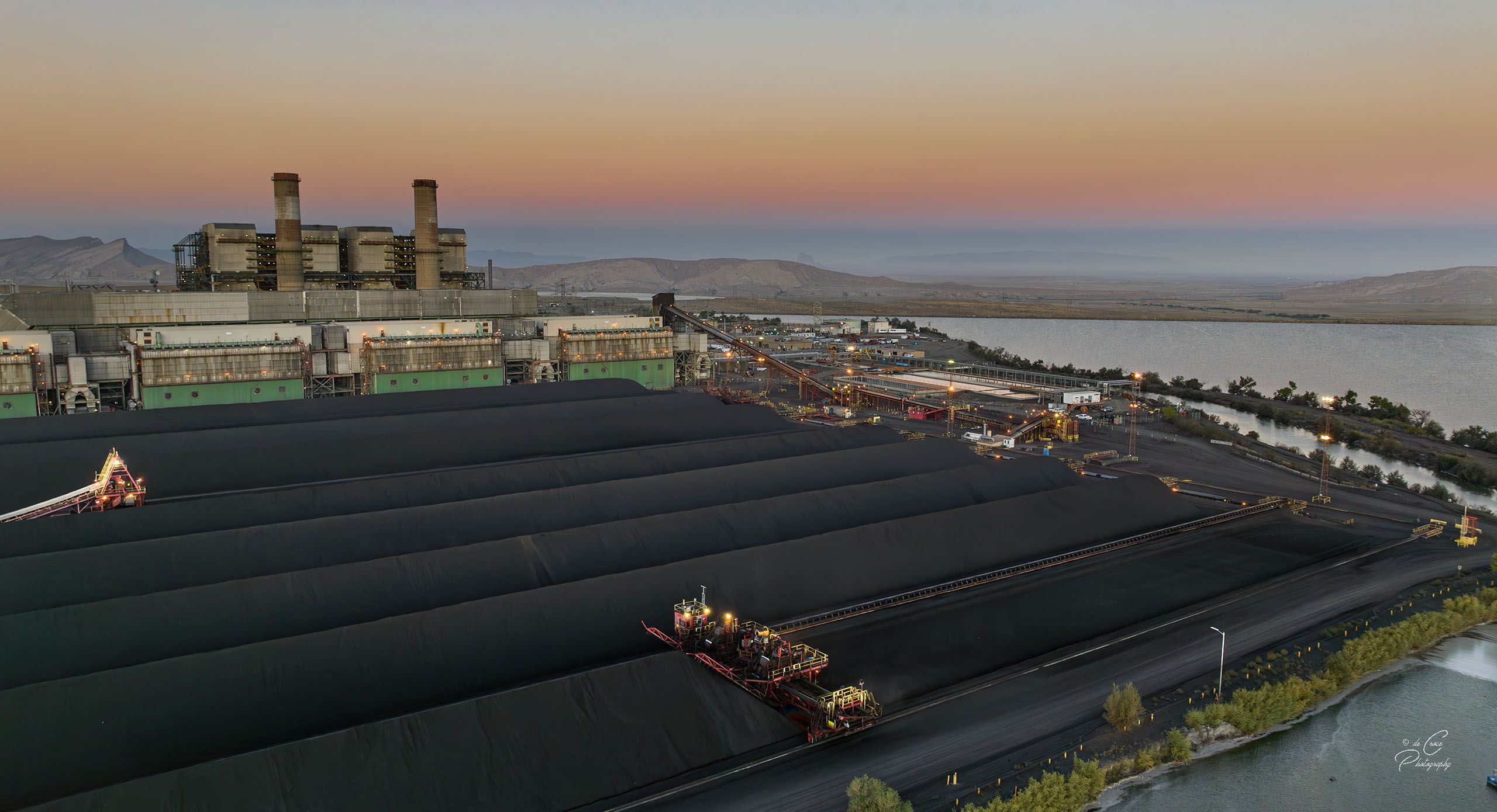 Industrial Coal Power Plant Four Corners