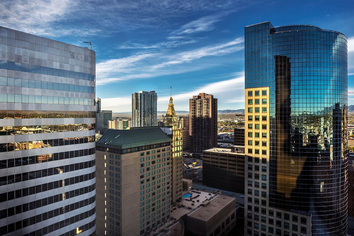 Denver cityscape advertising photo for SFC Energy Photography Denver City
