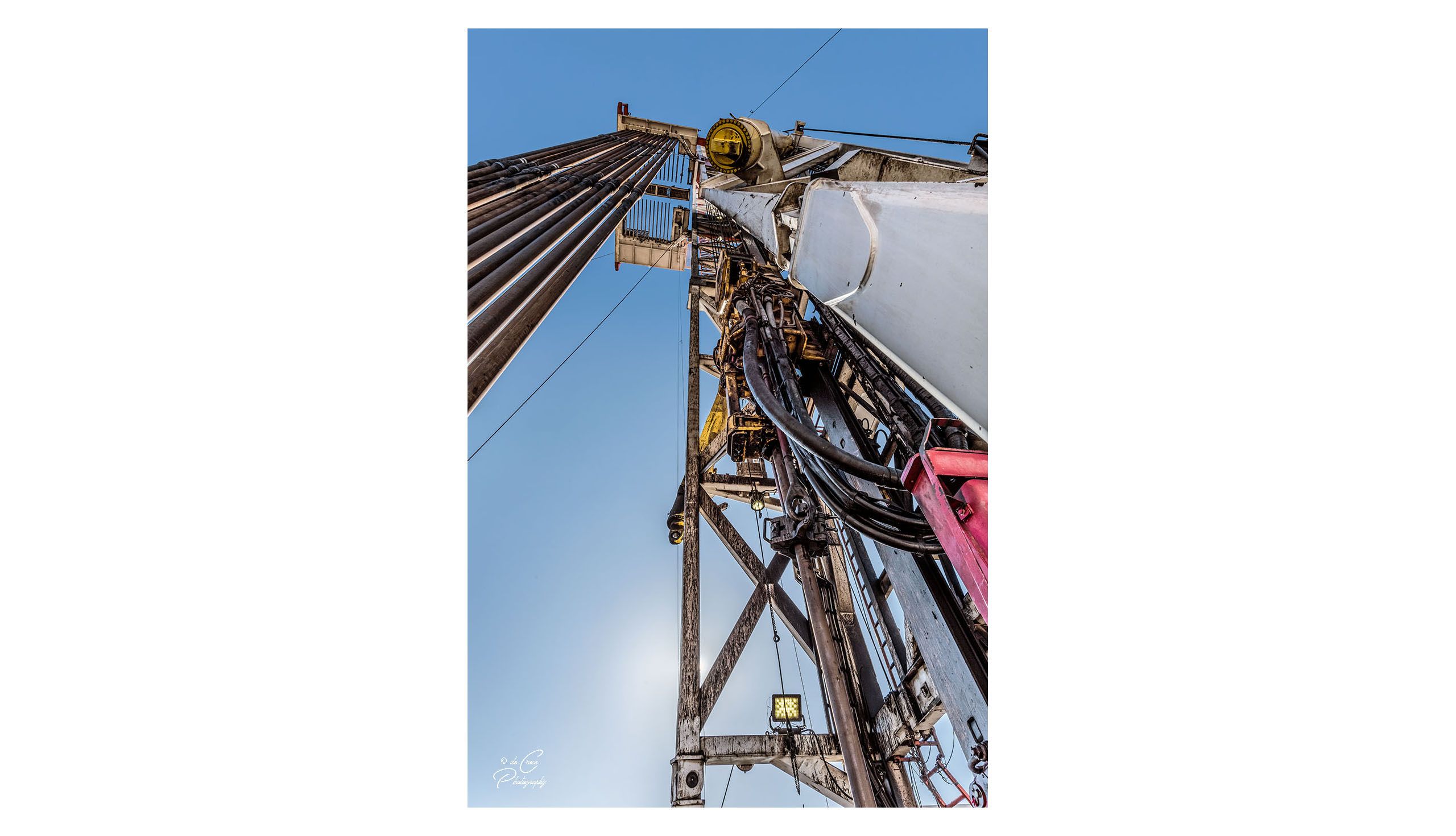 Industrial Oil Drill Rig Photography Colorado