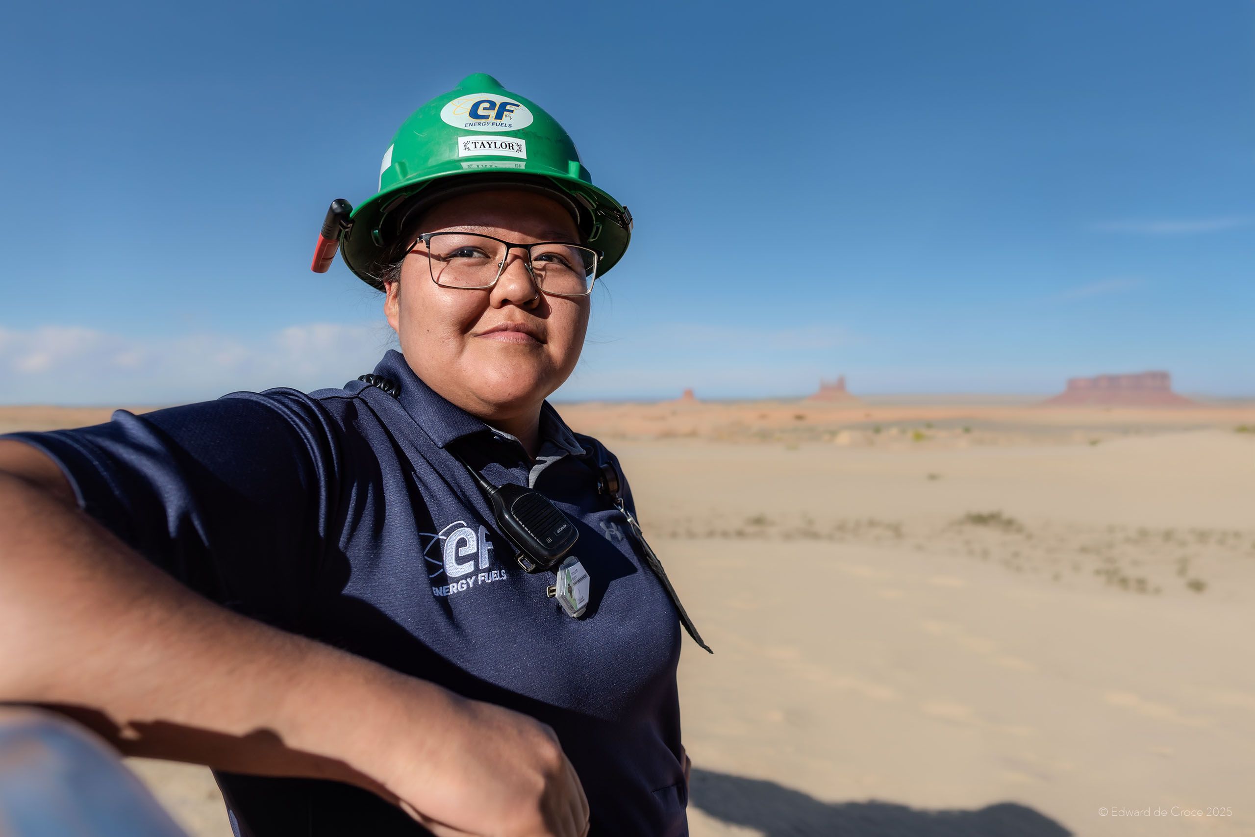 Navajo Worker Portrait - Utah Desert