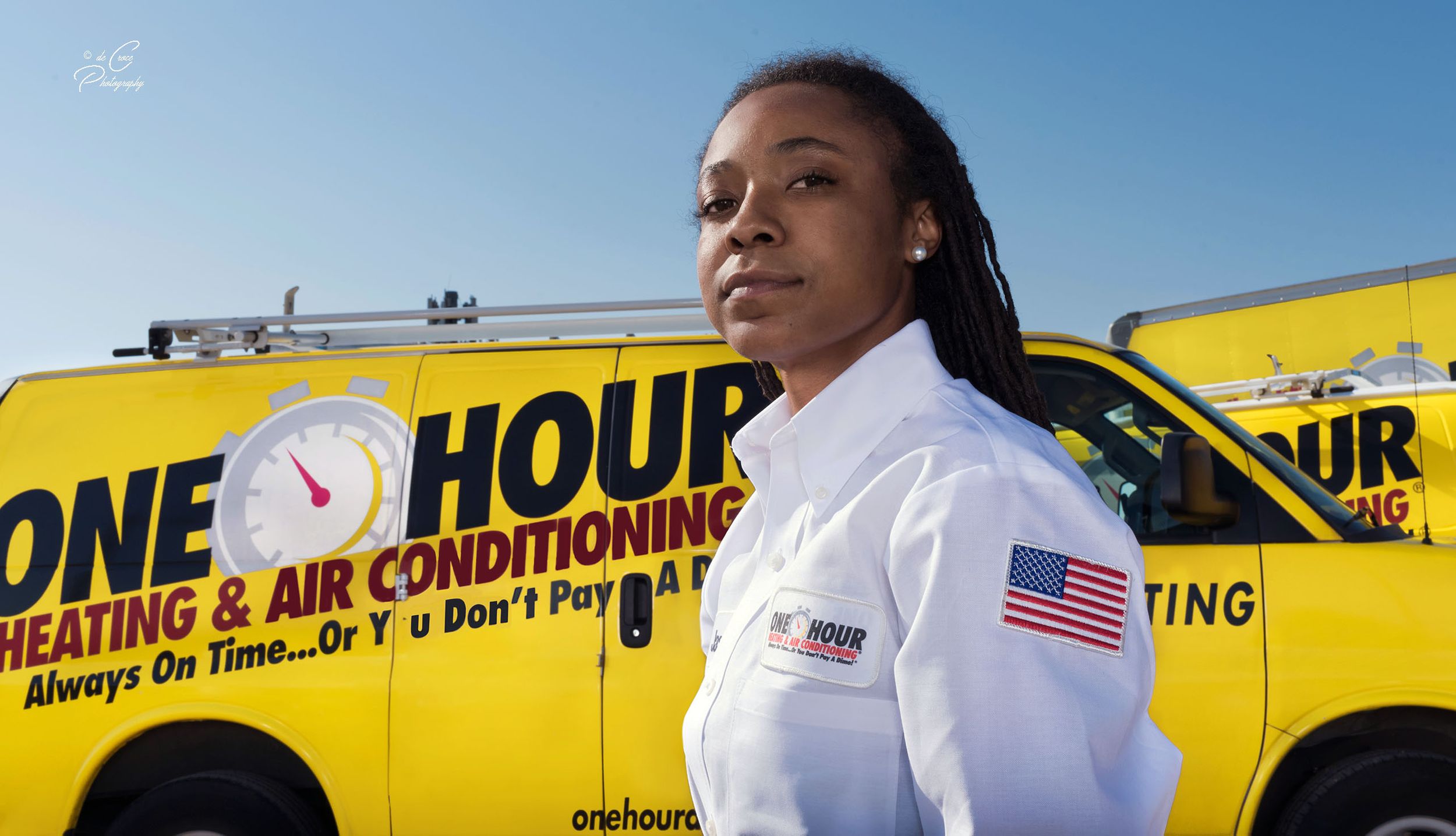 One Hour Heating A/C Commercial Advertising Photography