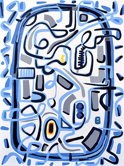 Acrylic on Canvas 48x36 inches Soak, 2018