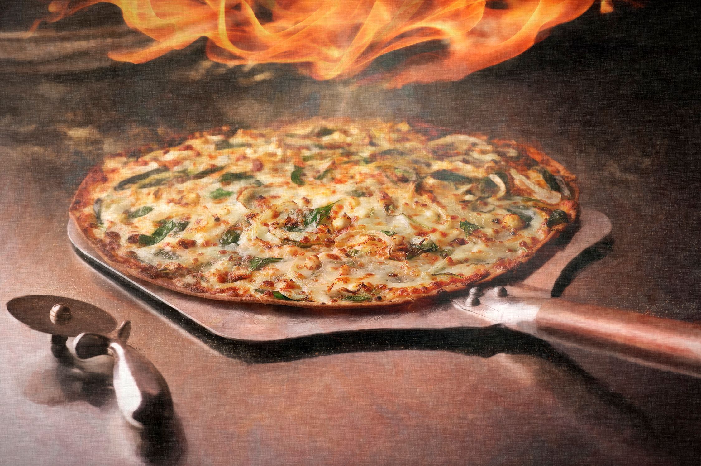 SPINACH FETA THIN CRUST Domino's Pizza campaign