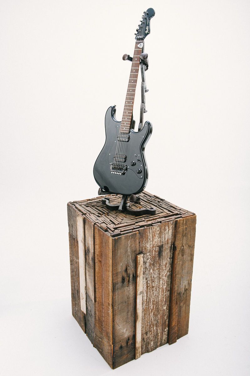Railroad Spike Guitar Stand