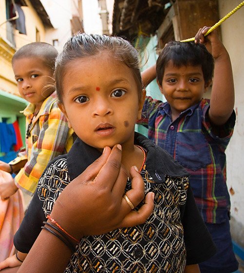 Children in Bangalore India