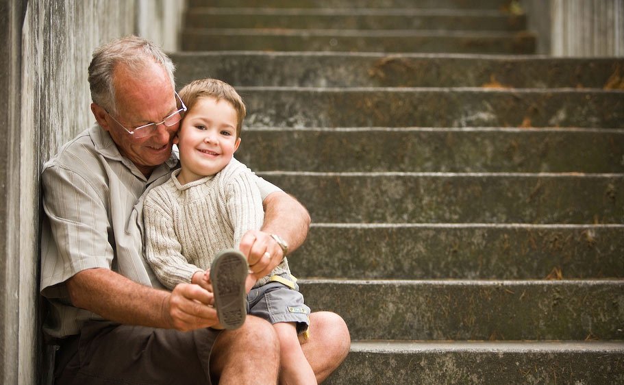 Grandfather & Grandson, Auckland, New Zealand