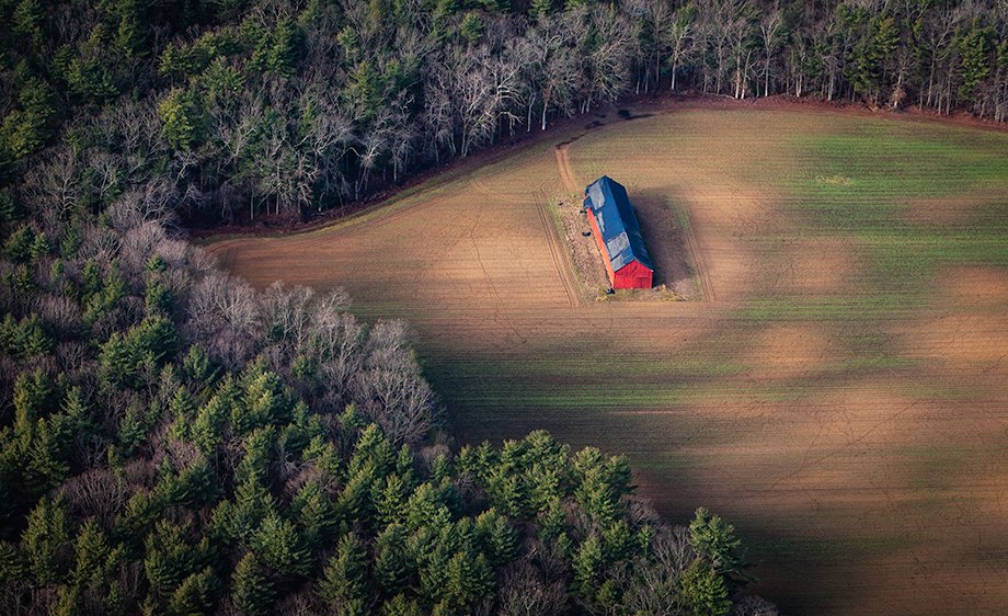 A tobacco barn in Connecticut.