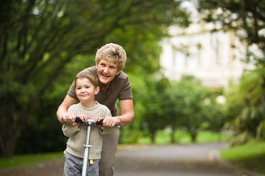 Grandmother & Grandson, Auckland, New Zealand
