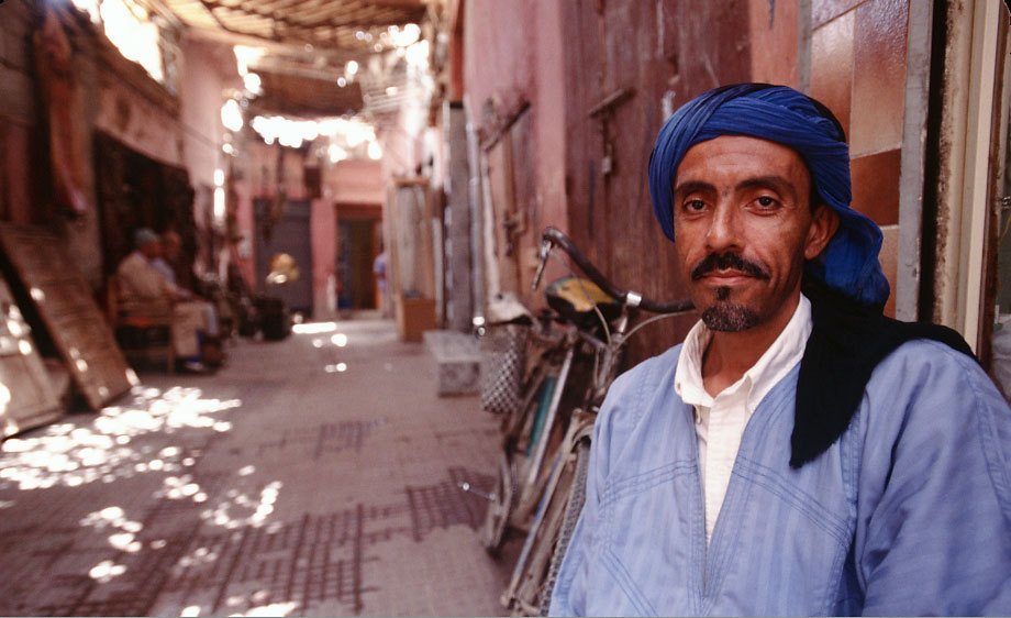 Berber in a Souq, Morocco