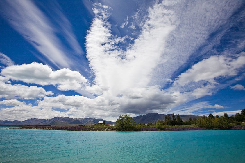 On the way to Mt. Cook, New Zealand.