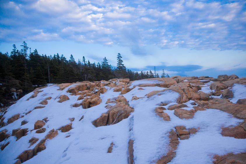After the winter Storm, Acadia National Park