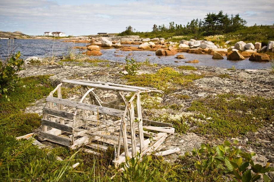 Abandoned lobster trap in Newfoundland