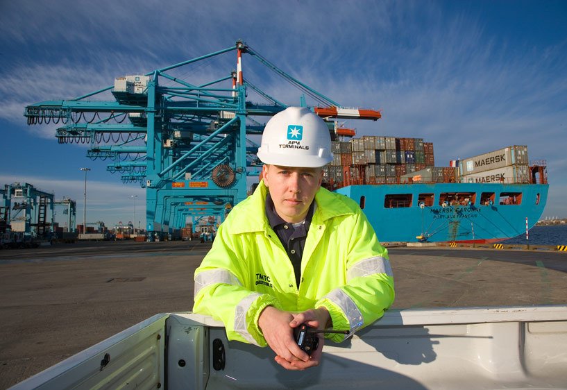 Port Worker, Newark for Maersk.