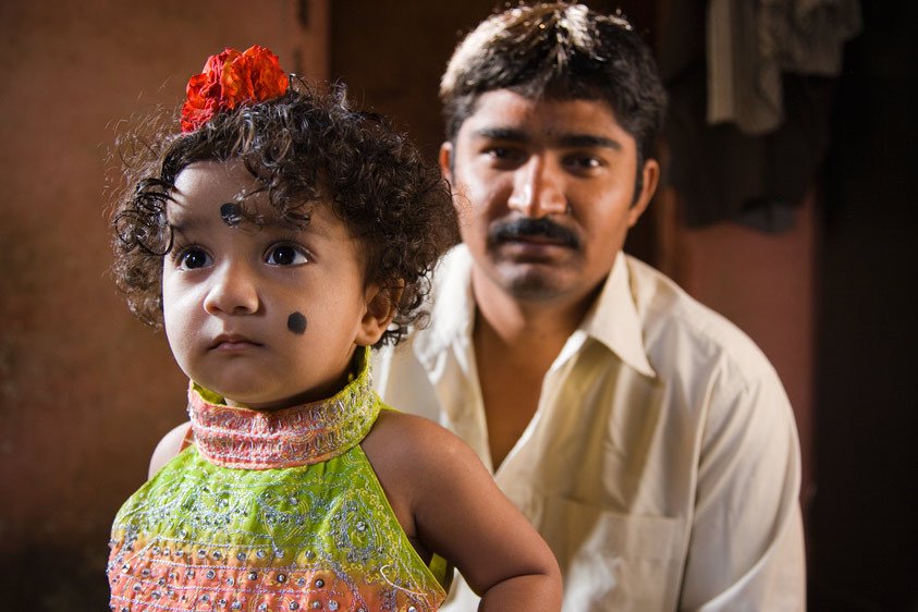 Father & daughter, Bangalore India