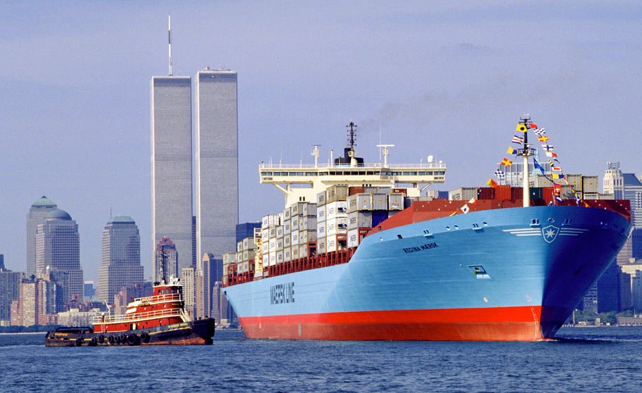 Regina Maersk visiting New York Harbor