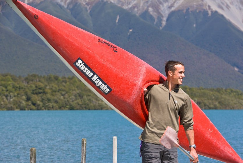 Kayaker, Nelson New Zealand for Novartis