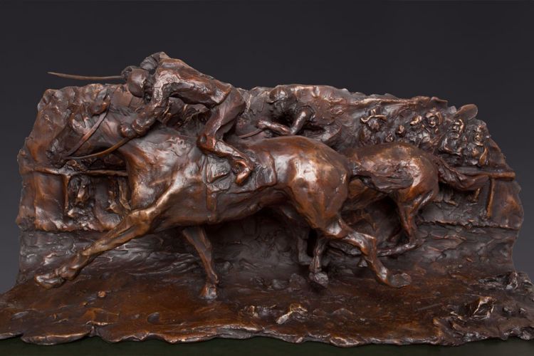 Kings Tree Trials, bronze, edition of 12,   $3,900