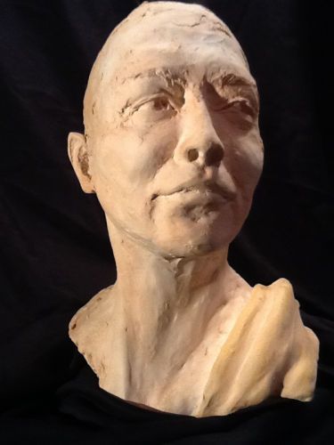 Suspicion, hydrocal (plaster), life size, $1,450.