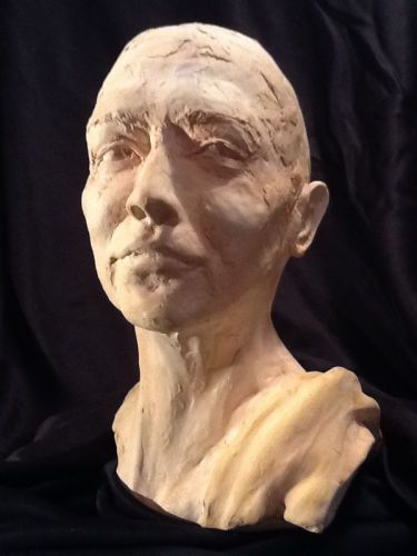 Suspicion, hydrocal (plaster), life size, $1,450.