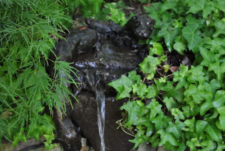 River Otter Fountain; bronze, 24'x25"x30"; $4,500 with fittings.