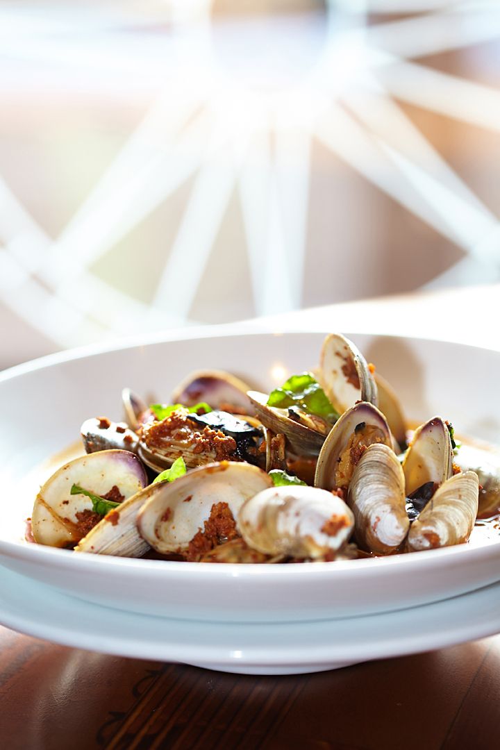 Bo Clams at The Chesapeake Restaraunt, Baltimore, Maryland for The Washington Post