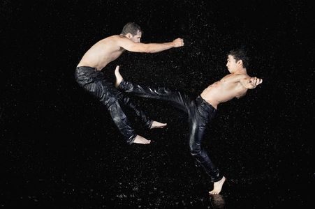 Vinny Silva and Raihan Baqui In Water by Cassandra