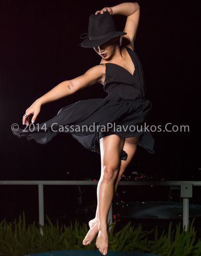 Outtake of professional dancer Melanie Mah photographed on the rooftop of the Andaz Hotel for for the Winter 2014 issue of  West Hollywood  Magazine Melanie Mah by Cassandra Plavoukos