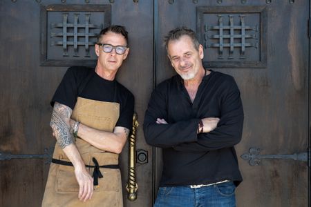 Chester Hastings And Brian Kalliel by Cassandra Plavoukos