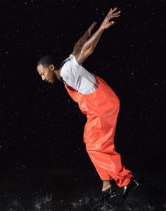 John Scott In Water by Cassandra Plavoukos