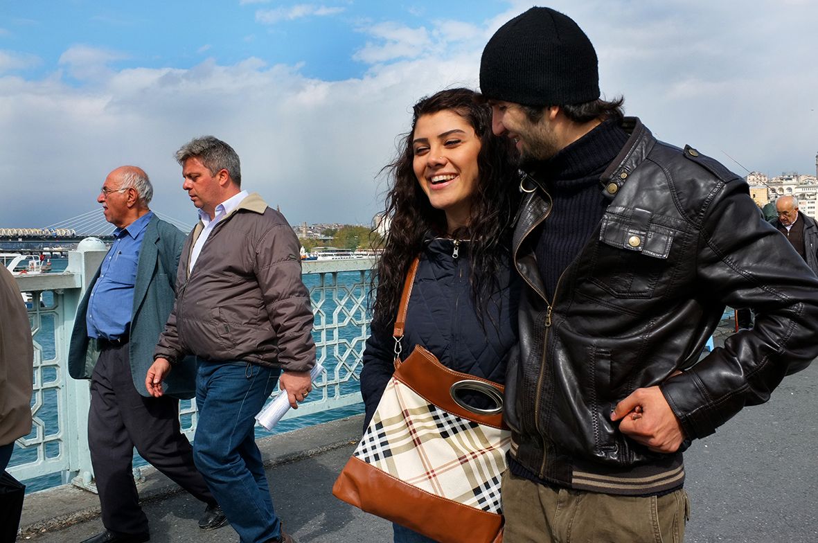Happiness On the Galata Bridge DSCF3967.jpg