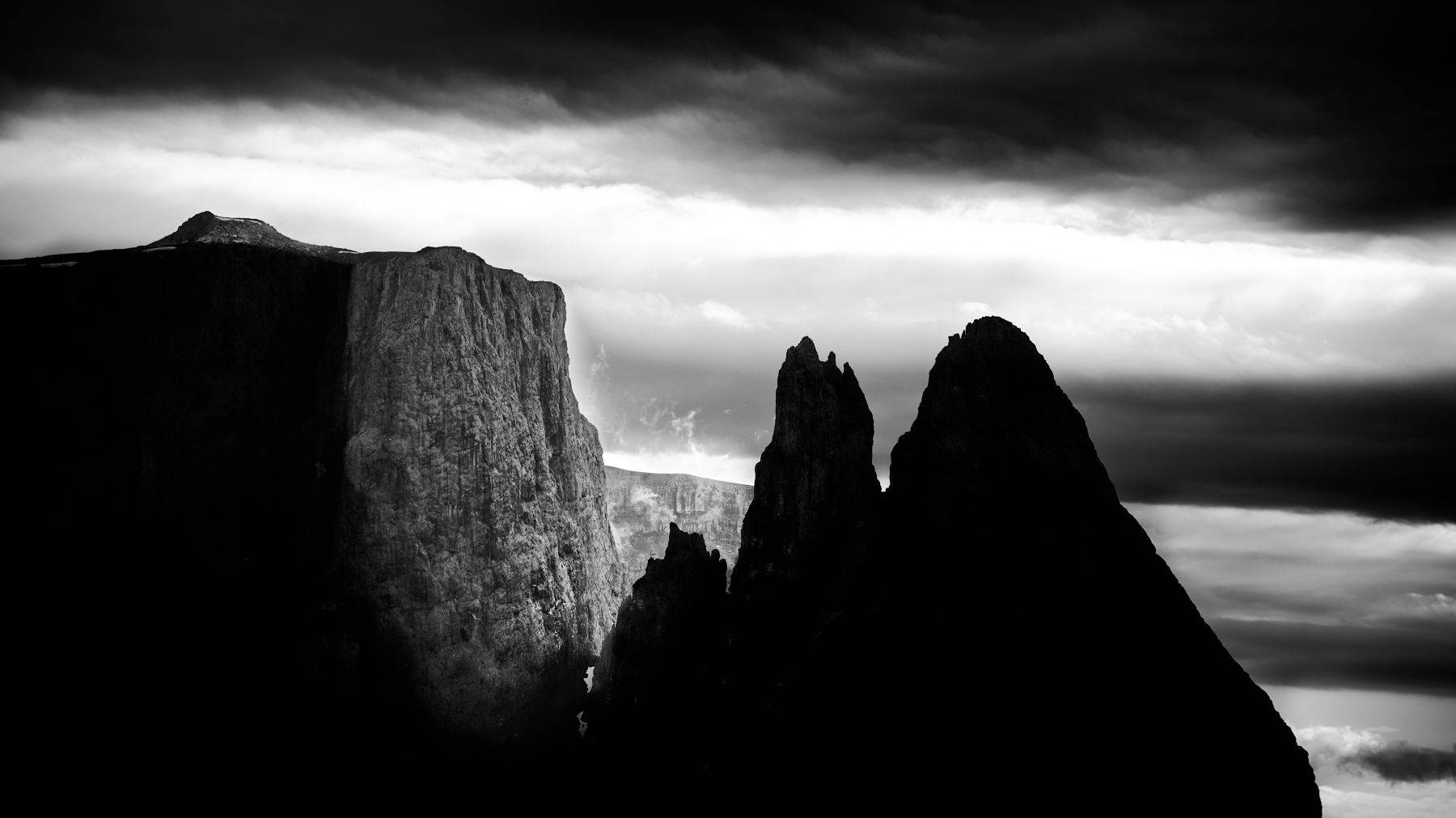 The Dolomites, Italy view from The Alpina Dolomites Lodge