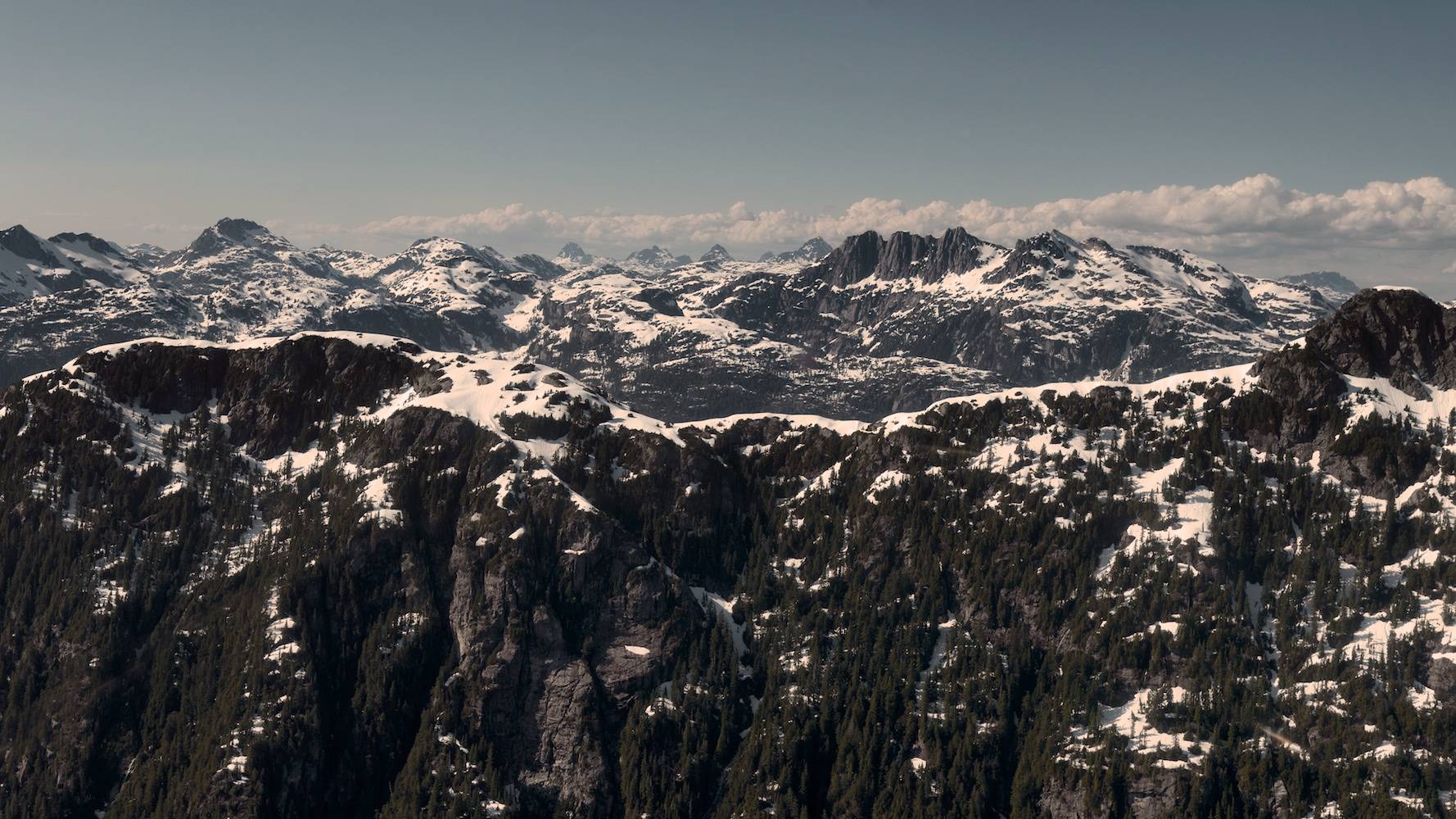 Atleo Air helicopter flight -, Vancouver Island