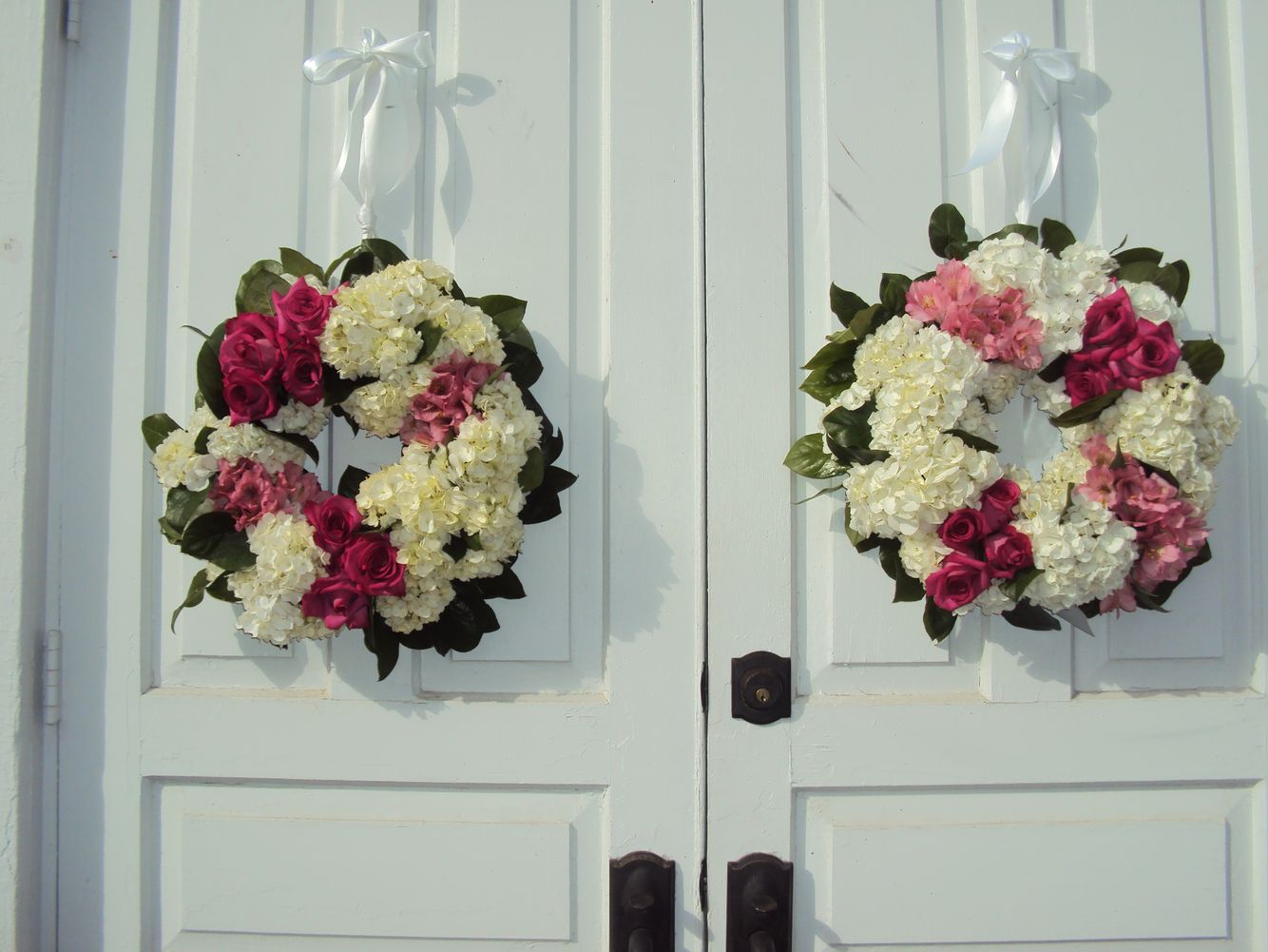 Country Church Entrance Flowers 