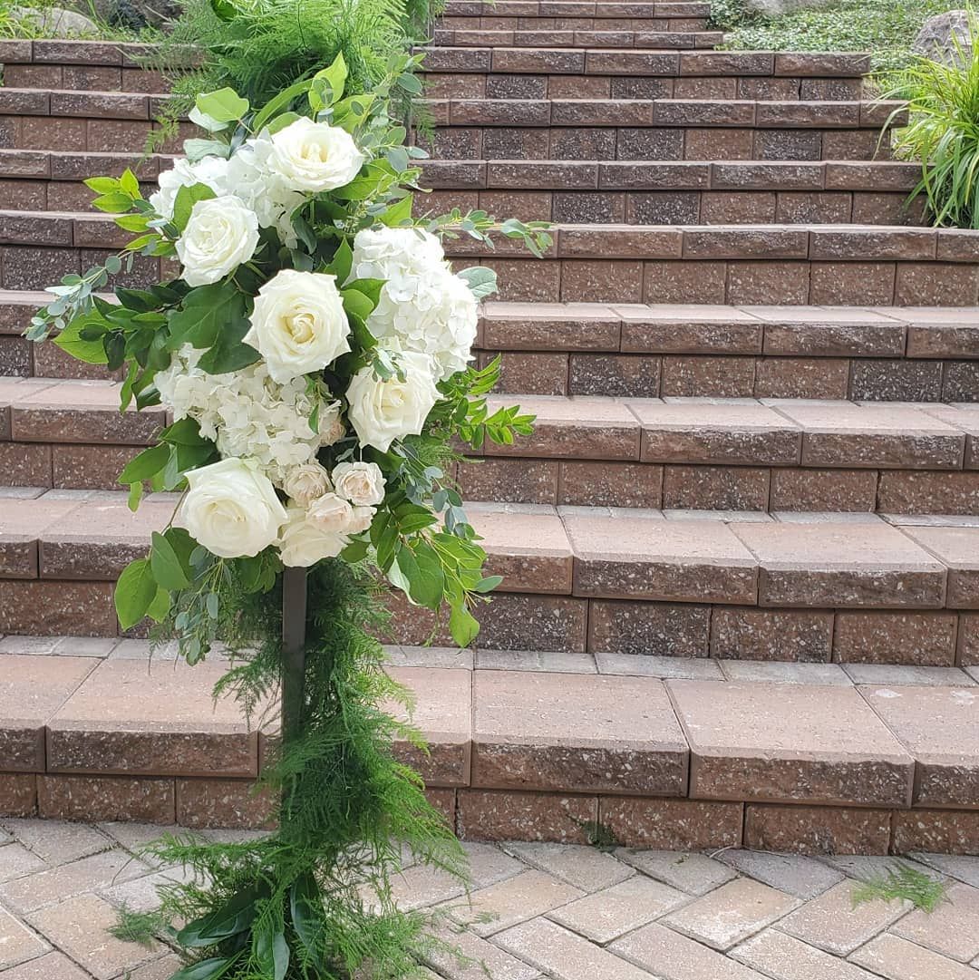 Walkway for Bride's Entrance, Twin Lakes
