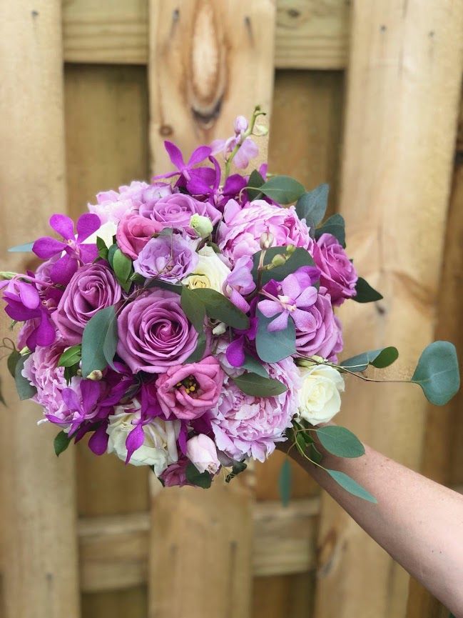 Bridal Bouquet with Orchids