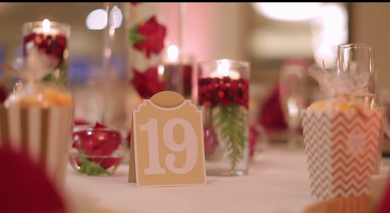 wedding, reception, décor, flowers, low centerpiece, romantic, candle, candles, Greystone Floating Candles, Greystone